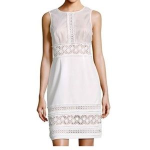 Adrianna Papell Shift Dress in White